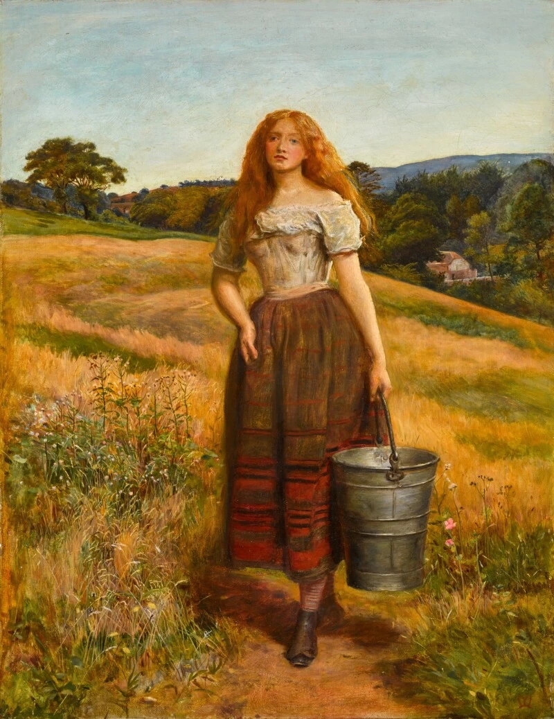 L'ora della mungitura (La figlia del contadino)